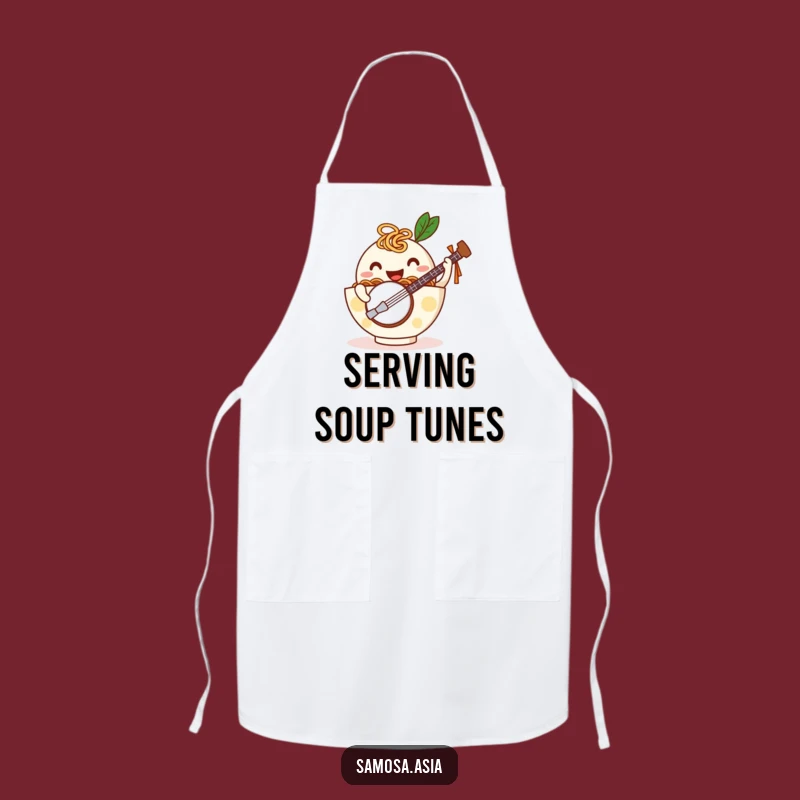 Funny Ramen Banjo Apron: Noodle Arms Chef Wear, Hilarious Kitchen Fun