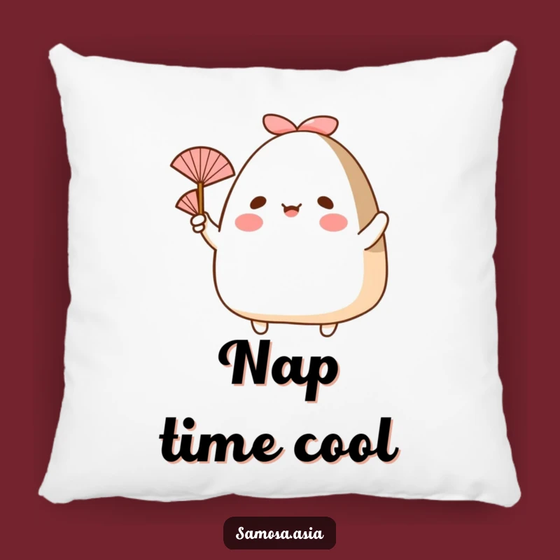 Funny Onigiri Fan Pillow: Cuddle Up with Cool Comfort