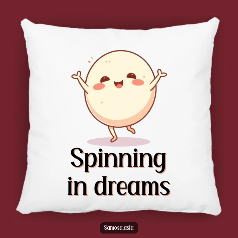 Funny Mochi Cartwheel Pillow: Cuddle Up with Cute & Comfy Humor
