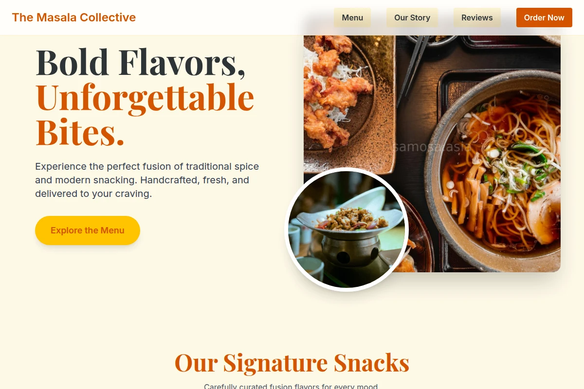 Snack Asian Fusion Food