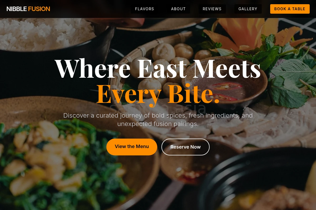 Nibble Asian Fusion Food