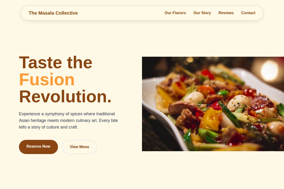 Tasting Asian Fusion Food