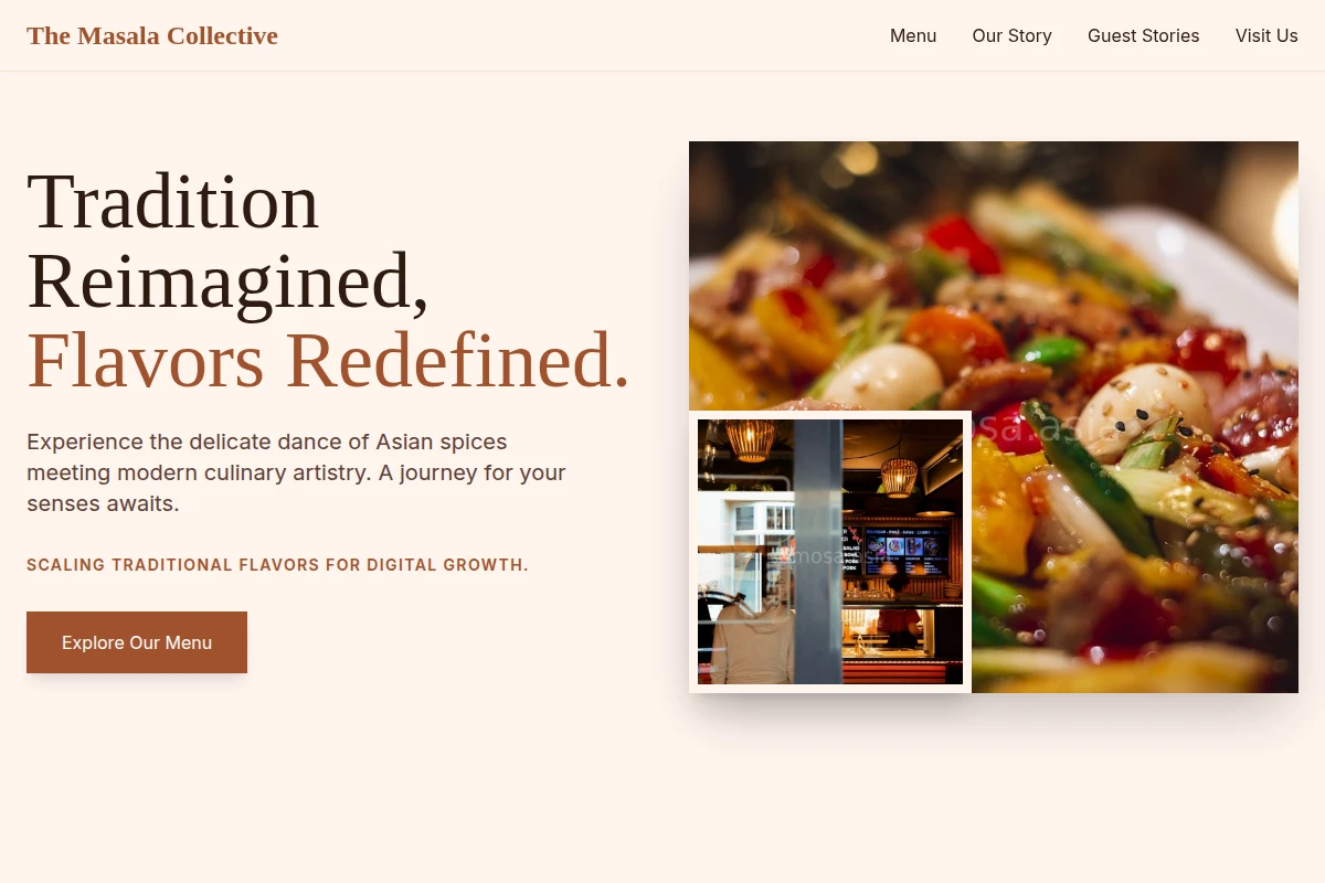 Cafe Asian Fusion Food