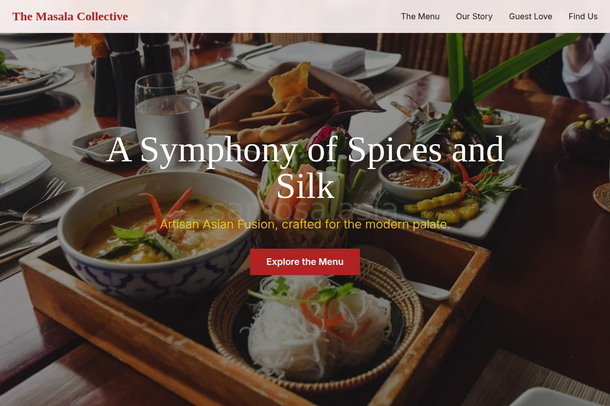 Artisan Asian Fusion Food