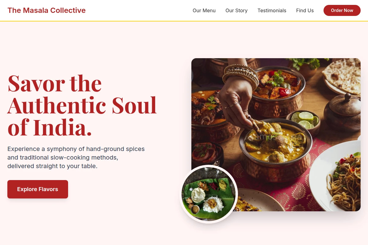 Vendor Indian Food