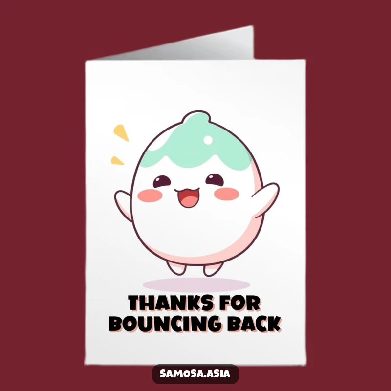 Funny Free Printable Thank You Card: Mochi Bounces Thanks Your Way Download